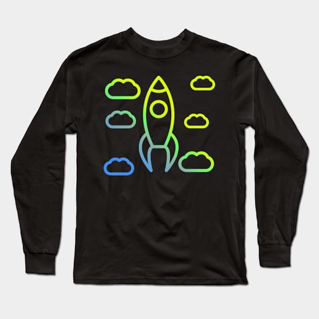 Rocket Could Air Long Sleeve T-Shirt by Shop Ovov